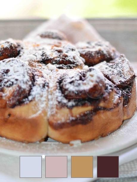 Torta di rose con marmellata e zucchero mascobado