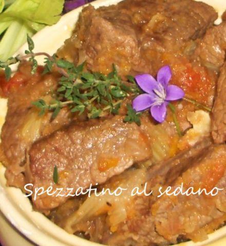 Spezzatino di manzo al sedano