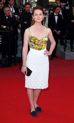 Kate Upton e Bonnie Wright in Dolce & Gabbana a Cannes 2012