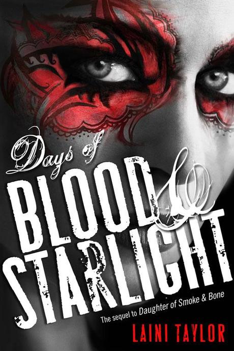 Copertina ufficiale per Days of Blood and Starlight, di Laini Taylor