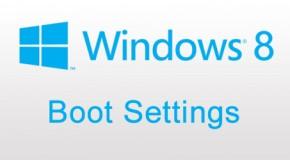 Windows 8 - Boot settings - Logo
