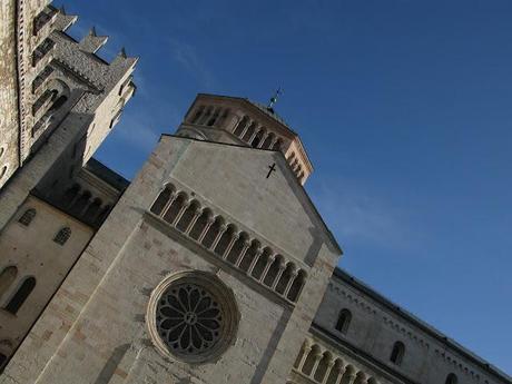 Frescoed Trento - an ancient and colored town in the East Alps