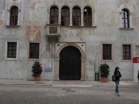 Frescoed Trento - an ancient and colored town in the East Alps