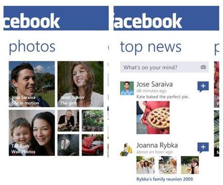 Windows Phone si aggiorna nel social con Facebook e l’integrazione dei contatti.