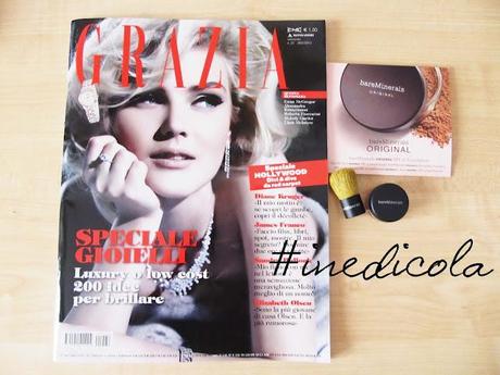 Grazia + bareMinerals #inedicola