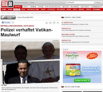 Arrestato il maggiordomo del Papa: la notizia fa il giro del Mondo!