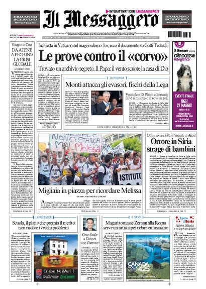 Rassegna stampa domenica 27 maggio