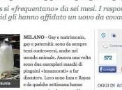 Pinguini gay: “Corriere della Sera” marchette alla lobby Lgbt