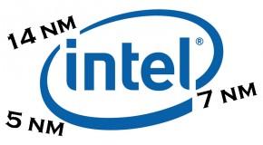 Processori Intel a 14, 7 e 5 nanometri - Logo