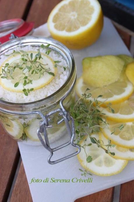 LIMONI SOTTO SALE E TIMO di Dolcipensieri