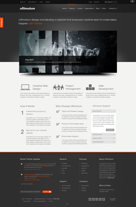 ultimatum joomla template