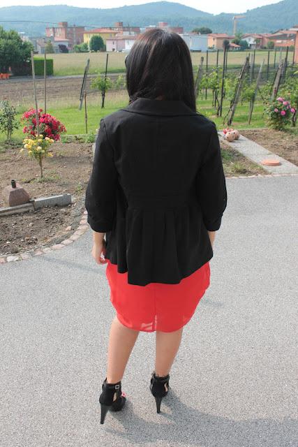 Outfit: Un baptême en rouge