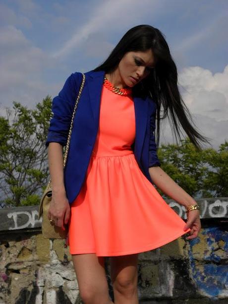 Neon dress