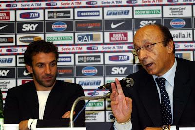 Moggi attacca Del Piero sulla questione dei 30 scudetti della Juventus