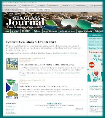 VETRINO DEL MARE - sea glass journal