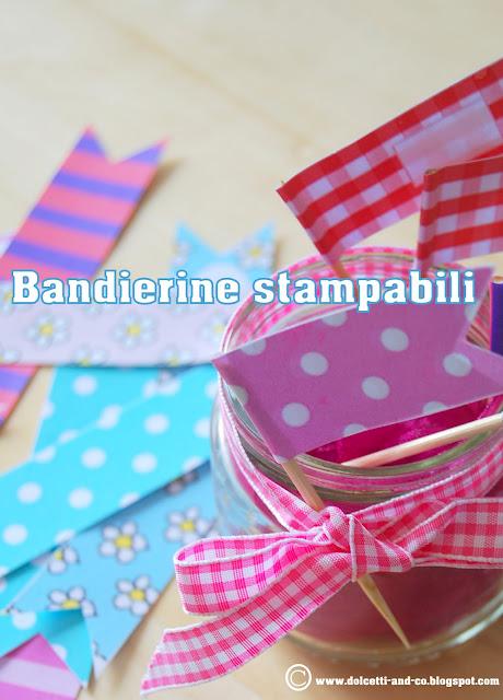 Bandierine stampabili