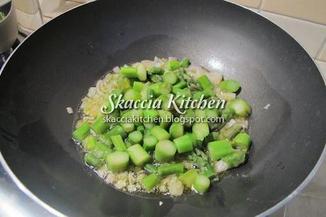 Pasta con Salsa agli Asparagi