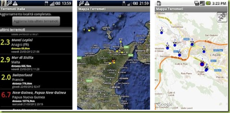 terremoti italia thumb Terremoti Italia: applicazione Android per essere sempre informati in tempo reale