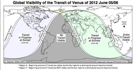 5-6 Giugno, transito di Venere sul Sole