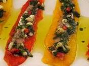 Filetti peperoni arrostiti acciughe