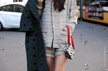 In the Street...Leaf, Ece and Elena in Marni for H&M;, Milan & Paris