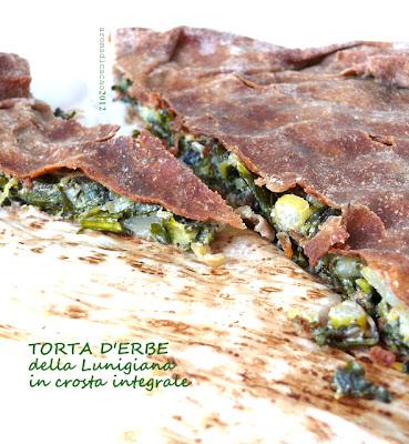 Torta d'Erbe della Lunigiana in crosta integrale e un ricordo dentro al cuore che sa di Liguria