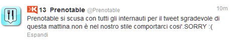 Prenotable scherza sul terremoto su Twitter