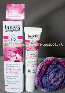 Lavera- Gel Contorno Occhi Rosa Selvatica e Tè Verde bio