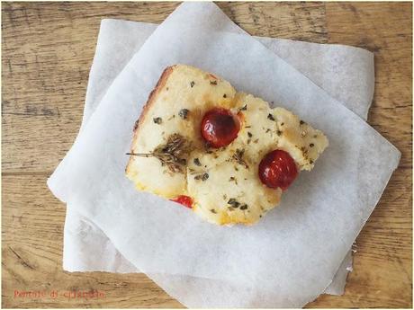 Focaccia pugliese con lievito naturale