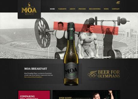 Esempi di dark website design