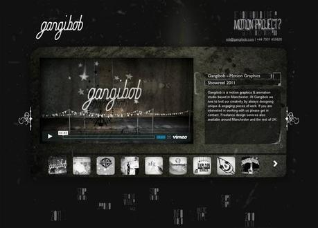 Esempi di dark website design