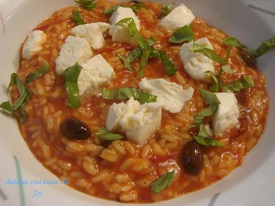 Risotto con tris di pomodori