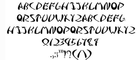 Free fonts ispirati agli ideogrammi