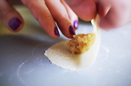 Ravioli di gamberi al vapore