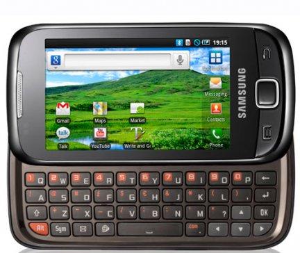 Samsung Galaxy i5510: Android 2.2 e tastiera QWERTY