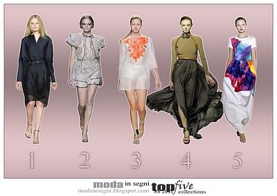 Moda in Segni TOP 5 Collections Spring Summer 2011