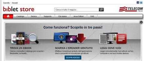 eBook italiani: dopo Edigita arriva Biblet Store