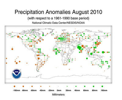 Clima: analisi globale di agosto 2010