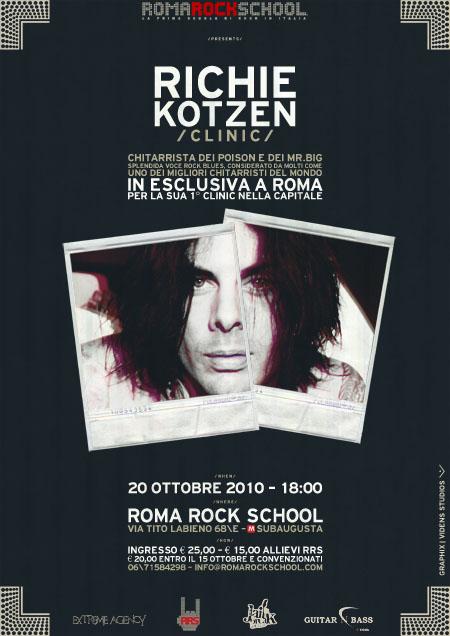 RICHIE KOTZEN  Roma Rock School 20 ottobre 2010 ore 18:00