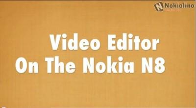 Nokia N8 editing video