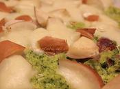 Gateau broccoli, soppressata provola affumicata.