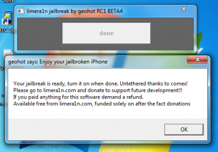 Guida: Jailbreak iPhone 4, 3GS, iPod Touch 4G (iOS4.1) ed iPad 3.2.2 o successivo con Limera1n by Geohot