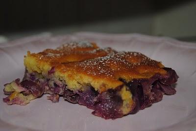 Clafoutis di uva fragola