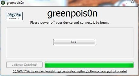 GUIDA -Jailbreak con l'atteso tool Greenpois0n