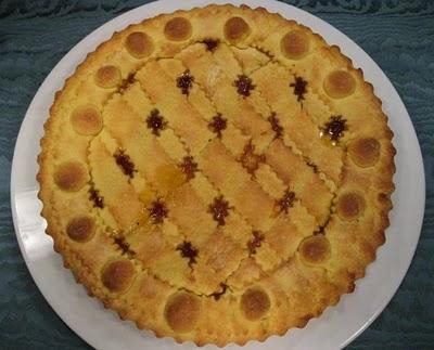 Crostata con marmellata al mandarino