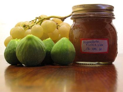 Conservare frutta e verdura, marmellata di fichi e uva