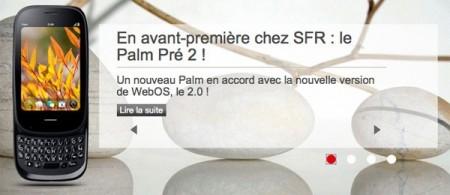 Palm pre 2 annunciato da SFR