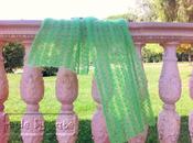 Schema uncinetto: Sciarpa Nuvola Verde [Crochet pattern: Aria Scarf]