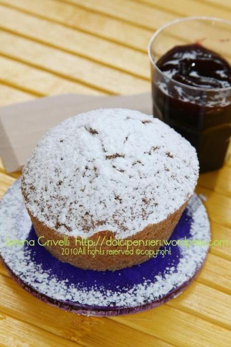 MUFFIN RUSTICO ALLE MANDORLE di Dolcipensieri