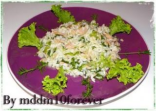 RISOTTO LIGHT CON TONNO E INSALATA